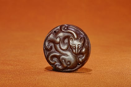 Jade Dragon Pattern Bi