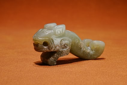 Jade Dragon Figure