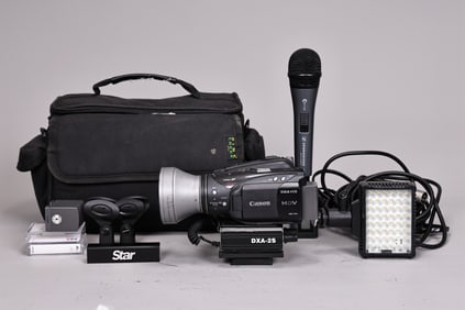 Canon Vixia Hv30 Video Camcorder With Accessories