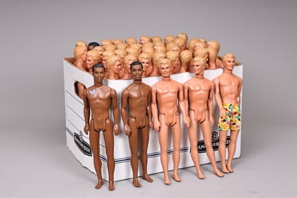 Large Collection Of Vintage 1968 Mattel Ken Barbie Doll