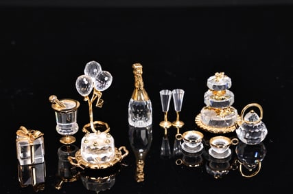 Swarovski Crystal Memories 9 Pieces Miniatures
