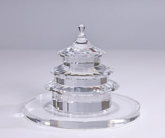 Swarovski Crystal China Temple Of Heaven Figurine