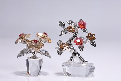 Swarovski Crystal Memories Bonsai Rhodium And Star Blossoms