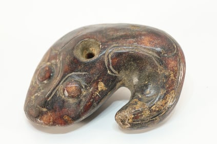 Jade Carved Beast Shape Ornament