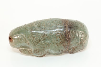 Jade Carved Beast Shape Ornament