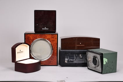 Group Of Luxury Designer Brand Watch Cases