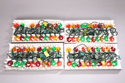 Vintage M&M Candy Character Happy Light String Light Set Of 4
