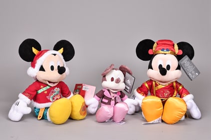 Collection Of Disney Mickey And Minnie Mouse Plush Toy