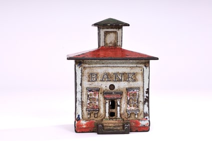 Vintage Cast Iron Cupola Bank Building J.E Steven Co. 1920-1930