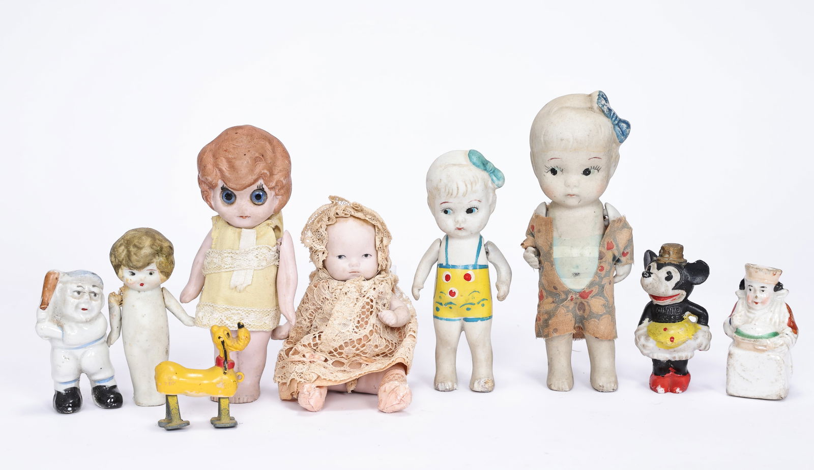 Collection Of Vintage Bisque And Porcelain Dolls (1 of 7)
