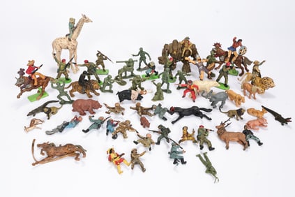 Collection Of Soldier And Wild Figures
