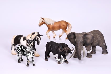 Schleich Ostrich Wild Life Assorted Animals Set