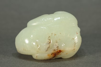 Jade Carved Beast Shape Ornament