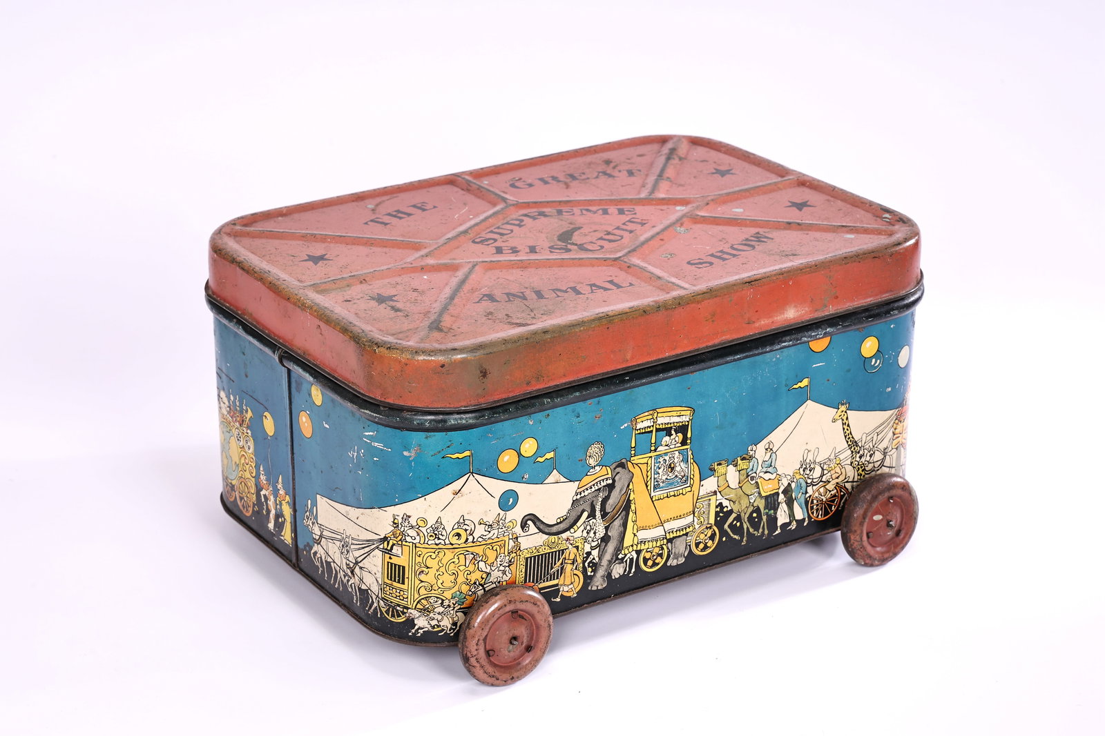 Vintage Supreme Biscuit The Great Animal Show Tin: Vintage Supreme Biscuit The Great Animal Show Tin (24 x 33 x 18 cm)