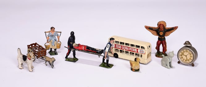Collection Of Metal Toys And Figurine