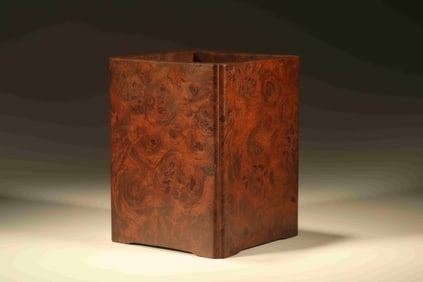 Huanghuali Wood Brush Pot
