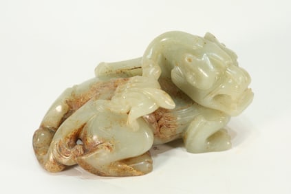 Jade Carved Beast Shape Ornament