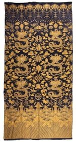 Silk Dragon and Eight Treasure Pattern Embroidery