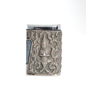 Ronson Siam Mekkala Goddess Sterling Silver Case Lighter
