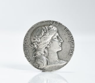 France Marianne Minister Of War Shooting Silver Medal