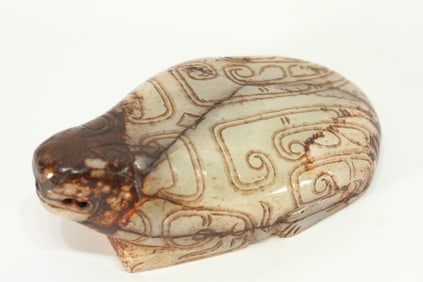 Jade Carved Beast Shape Ornament