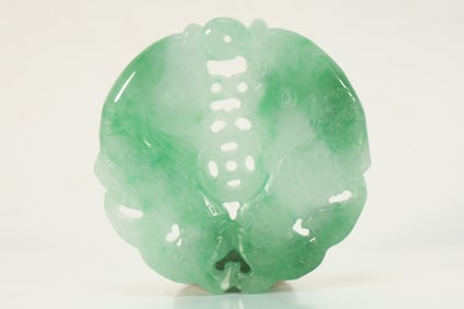 Jadeite Carved Fish Pattern Pendant