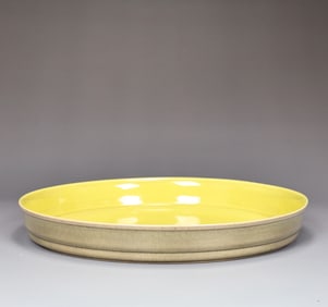 Ernest A. Batchelder Large Two Tone Platter Pottery Pasadena (1875-1957)