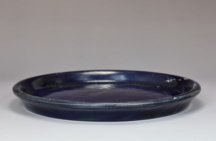Bauer Pottery Large Cobalt Blue Plate