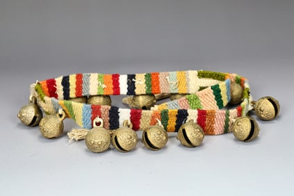 Handmade Tibetan Bell Belt