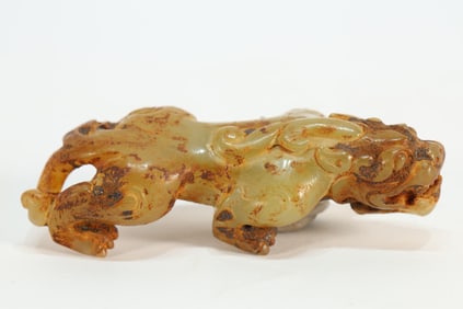 Jade Carved Beast Shape Ornament