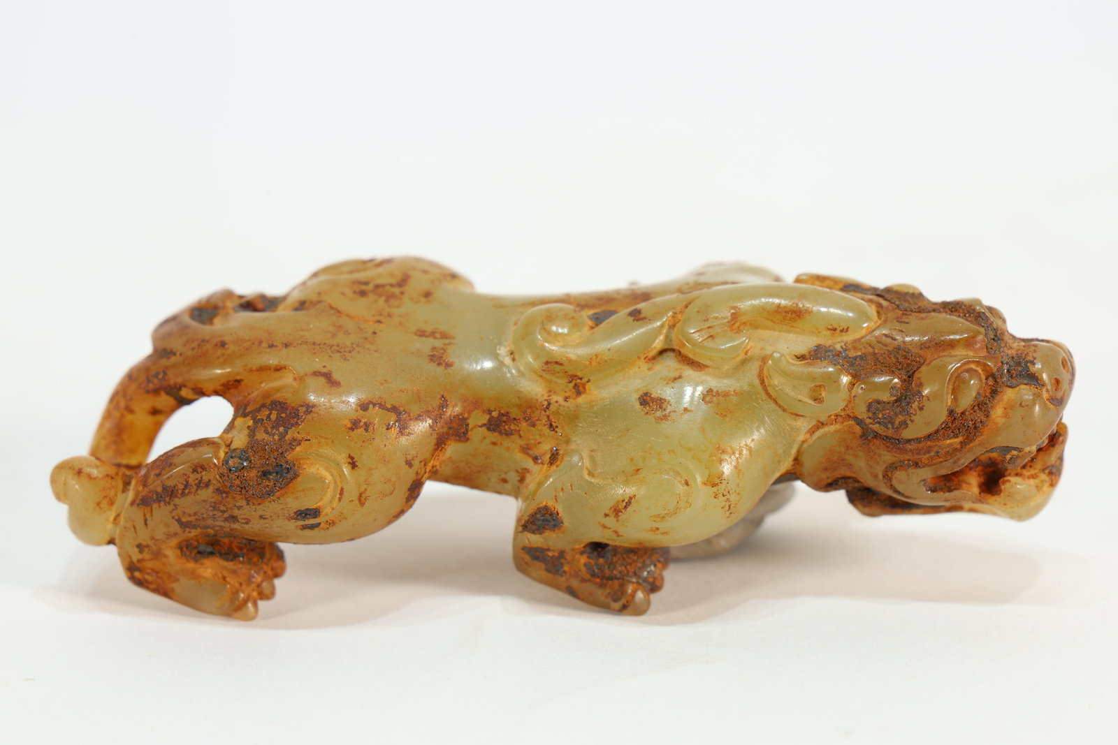 Jade Carved Beast Shape Ornament (1 of 8)