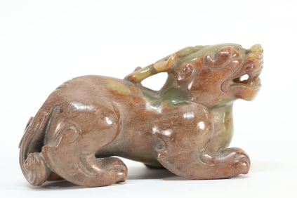 Jade Carved Beast Shape Ornament
