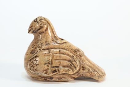 Jade Carved Bird Shape Ornament