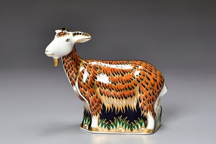 Royal Crown Derby Nanny Goat Figurine