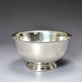 Paul Revere International Sterling Silver Punch Bowl D260