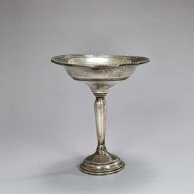 National Sterling Silver Weighted Footed Bowl