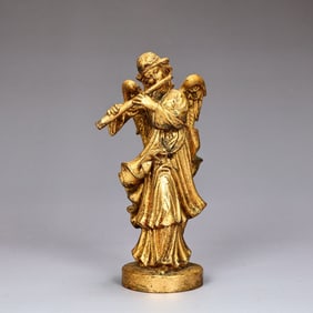 Angel Standing Figurine With Flute
