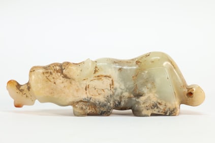 Jade Carved Beast Shape Ornament
