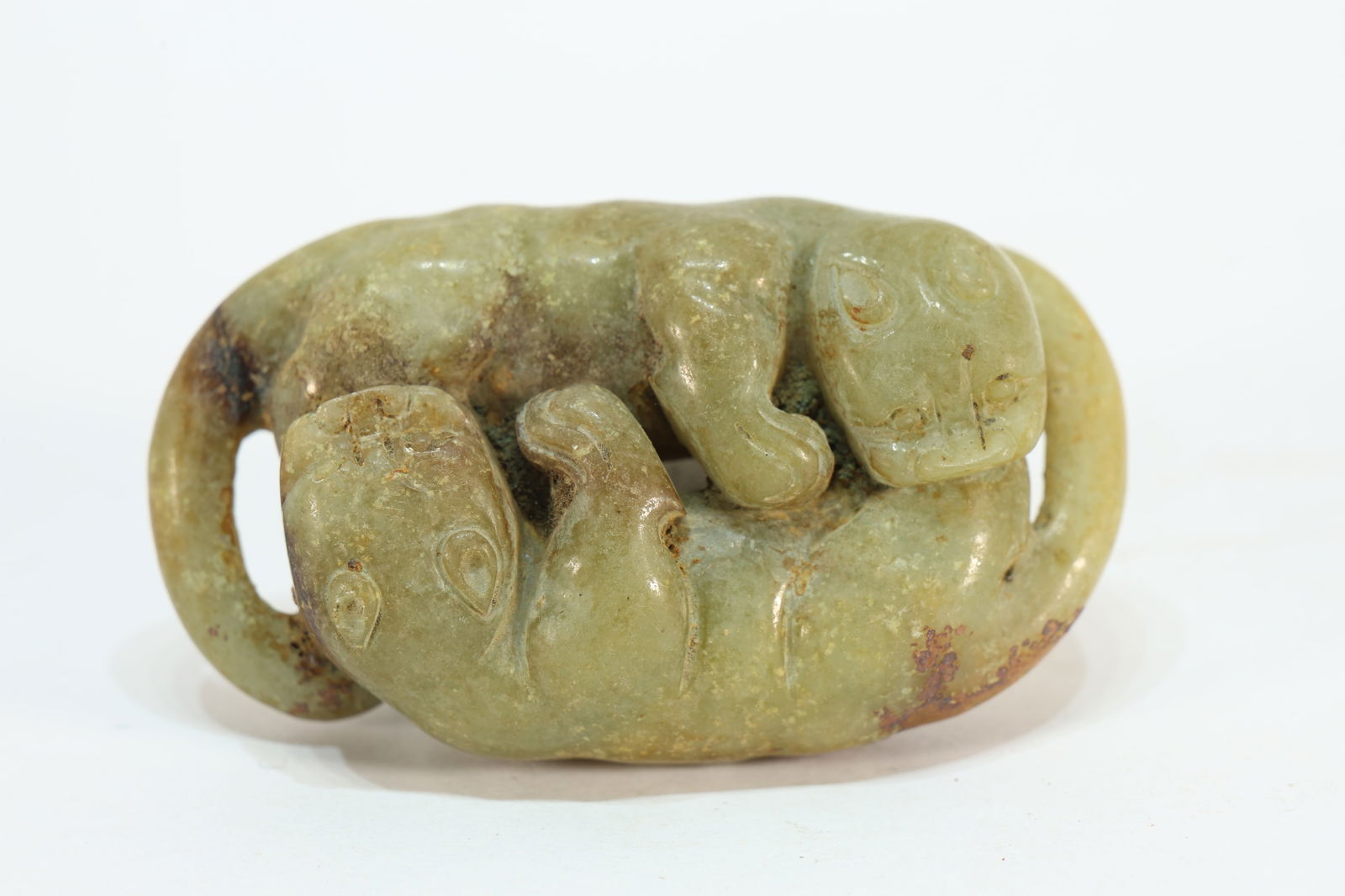 Jade Carved Beast Shape Ornament (1 of 4)