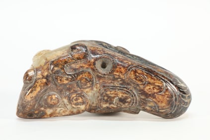Jade Carved Beast Shape Ornament
