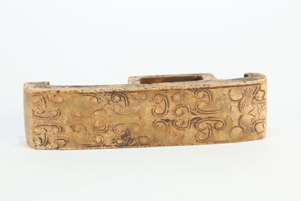 Jade Carved Cloud Pattern Sword Ornament