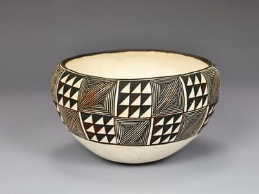 Acoma Pottery Jar N.M By Marie Zieu Chino (1907-1982)