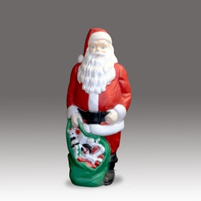 Empire Blow Mold Christmas Lighted Santa Claus Decoration