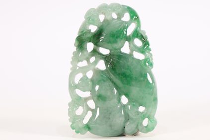 Jadeite Carved Fruit Pattern Pendant