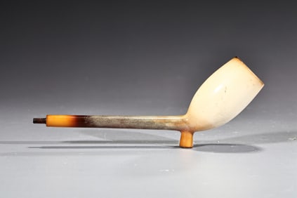 French Veritable Ecume Long Pipe With Fitted Case