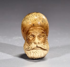 Meerschaum Pipe Bowl Turkish Pasha Man Head