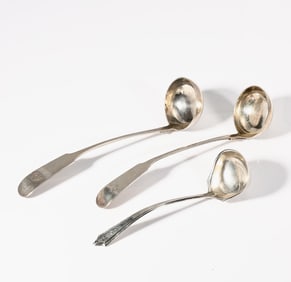Three Toddy Ladle Sterling Silver Spoon By Alexander Cameron And Towle Virginia Carvel