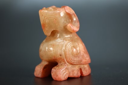 Jade Carved Bird Shape Ornament