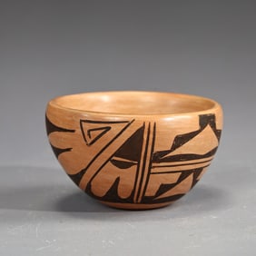 Hopi Pueblo Small Pottery Bowl By Clarice Sahmie