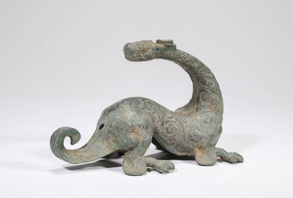 Bronze Dragon Figure